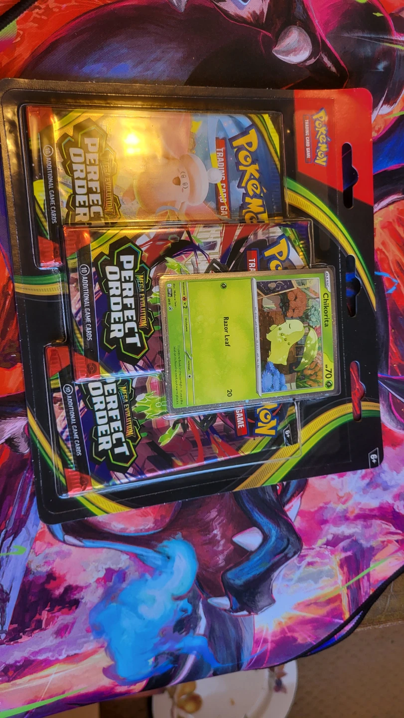 Pokemon TCG Mega Evolution Perfect Order Card Game Packs