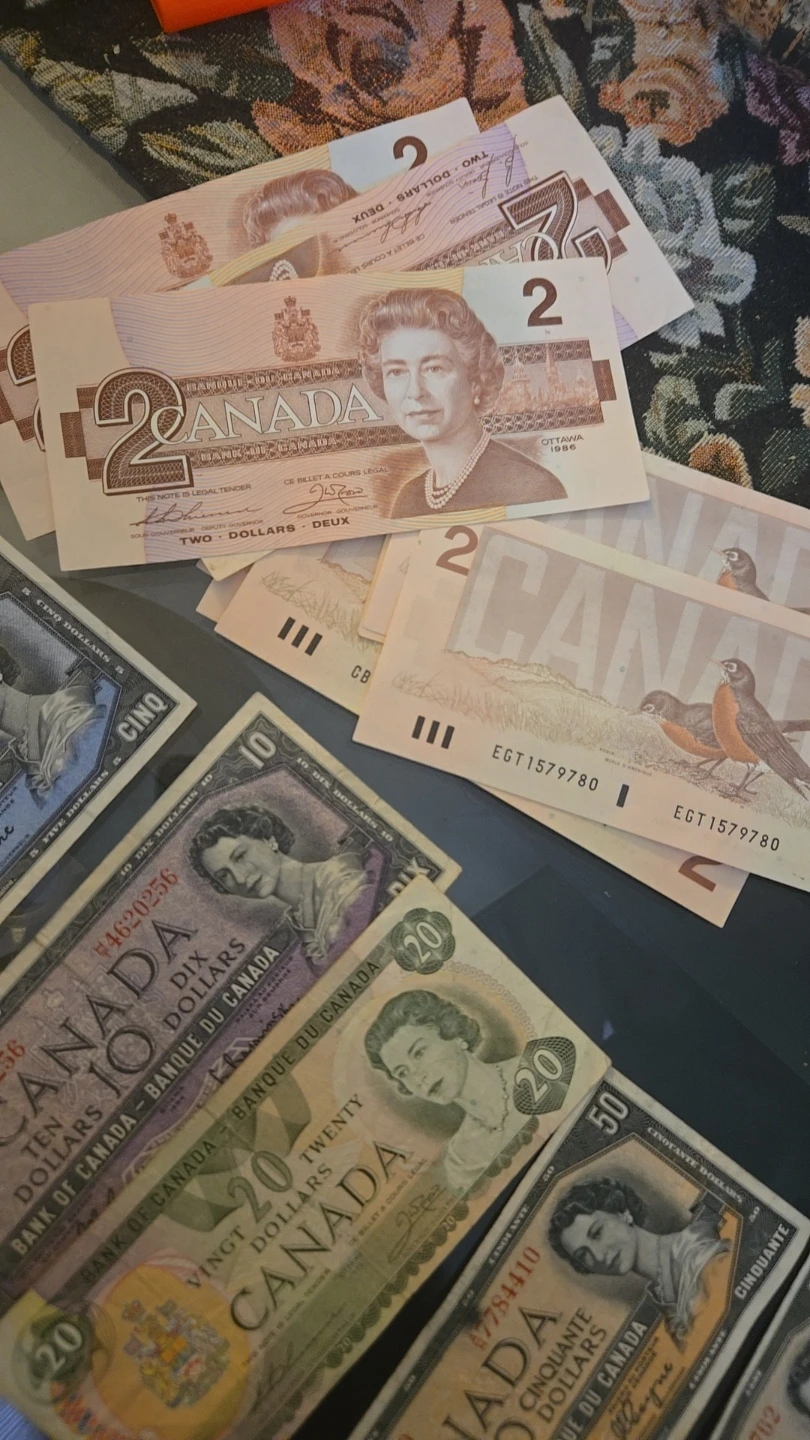 Collection of Canadian Bank Notes - $1 to $100 - photo 2