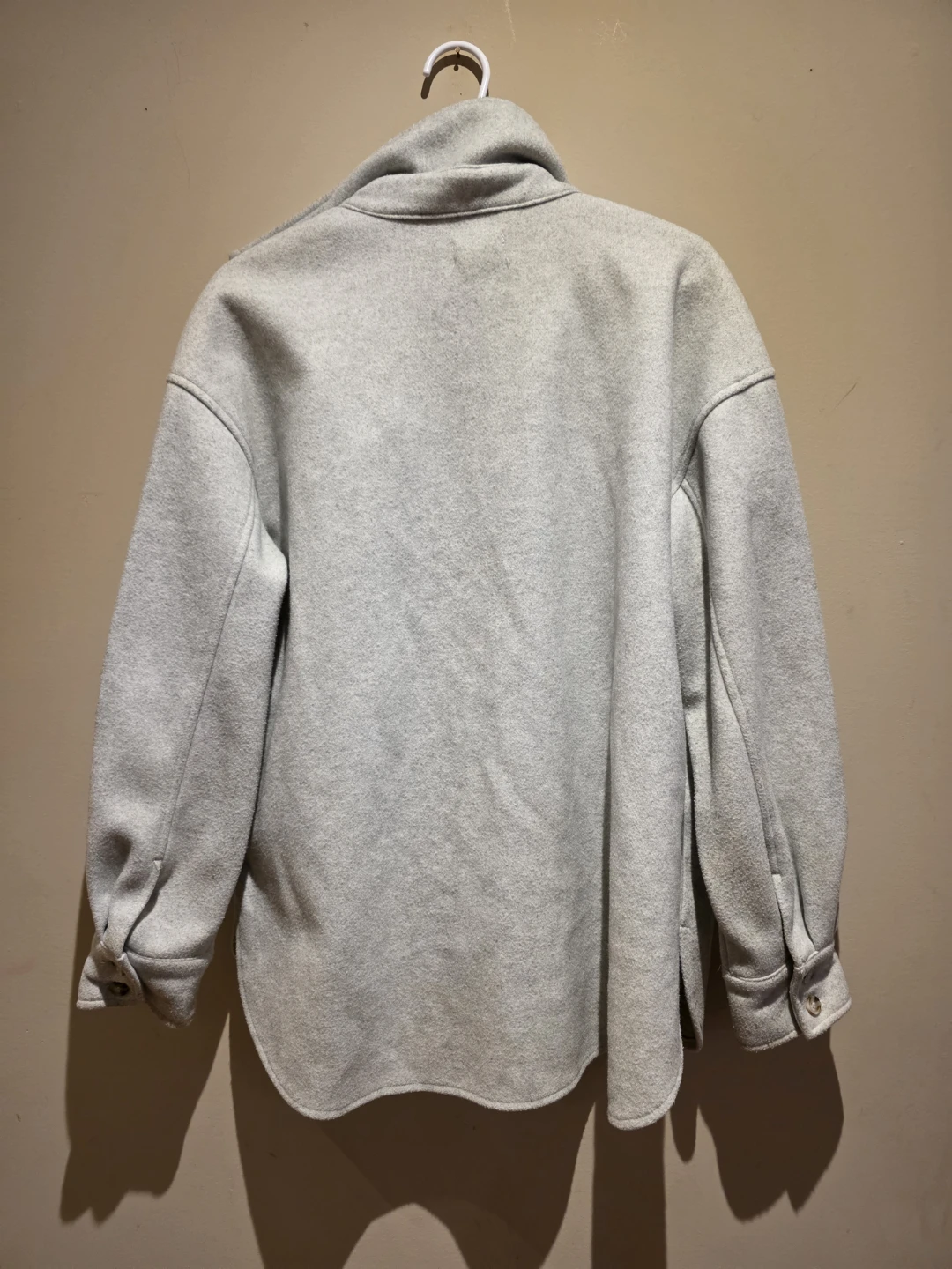 Ardene Grey Button-Up Shirt Jacket Size M/M - photo 3
