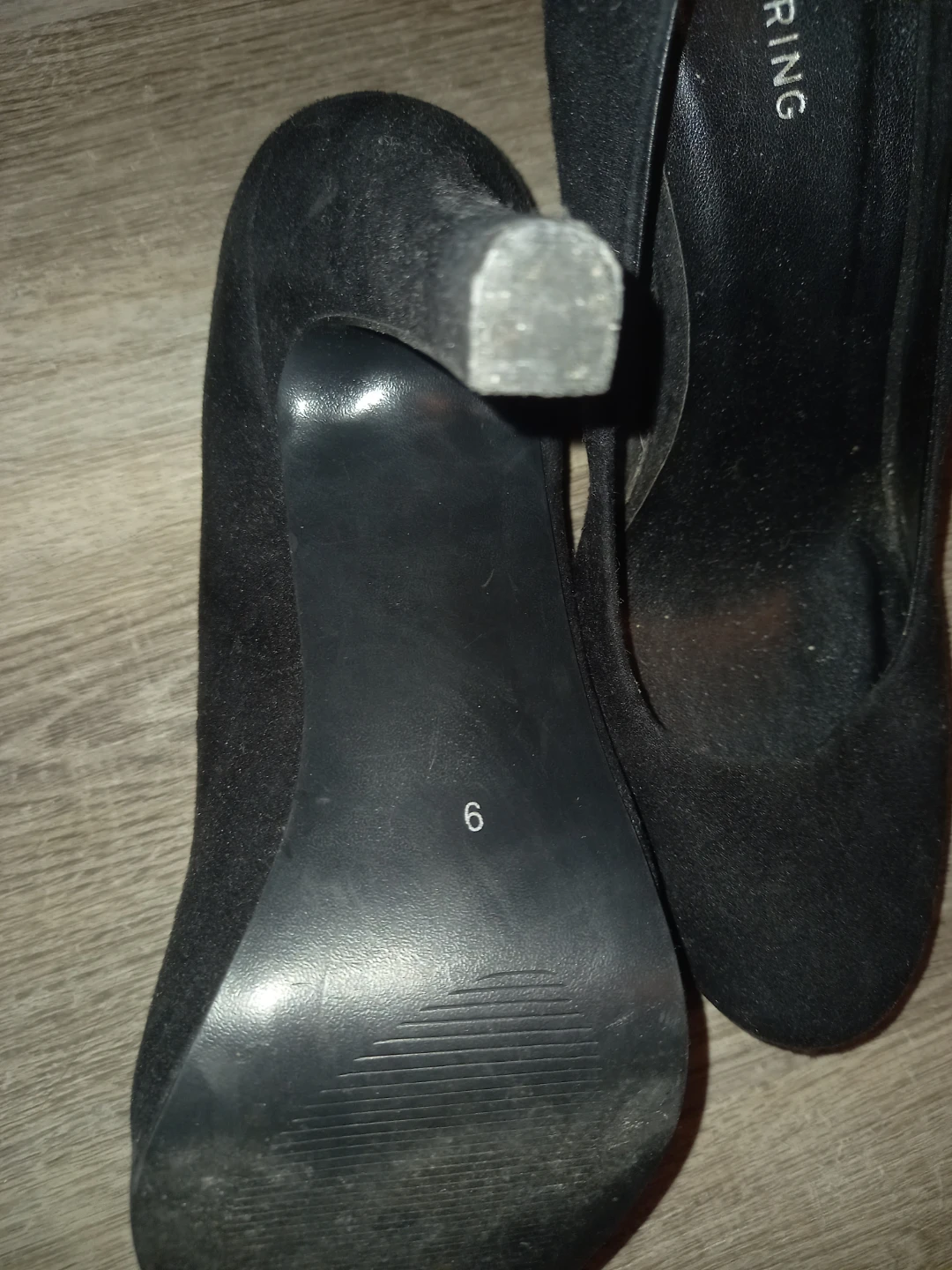 Call It Spring Black Suede Pumps - Size 6 - photo 3
