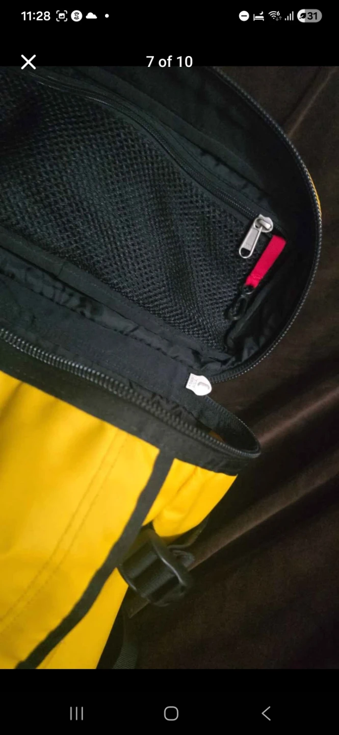 The North Face Base Camp Fuse Box Yellow Backpack SOS bag - photo 3