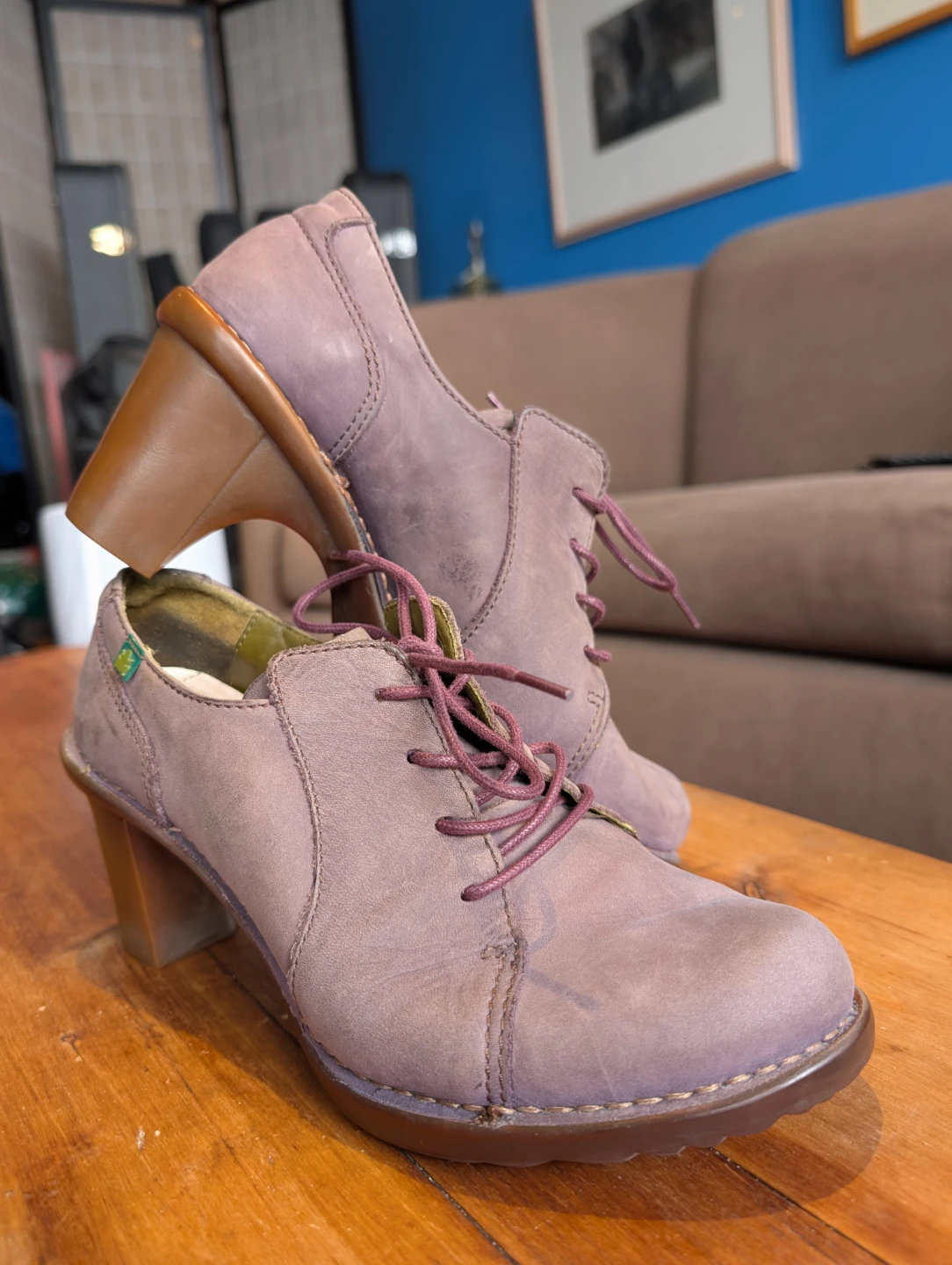 El Naturalista - Purple Nubuck, Size 38