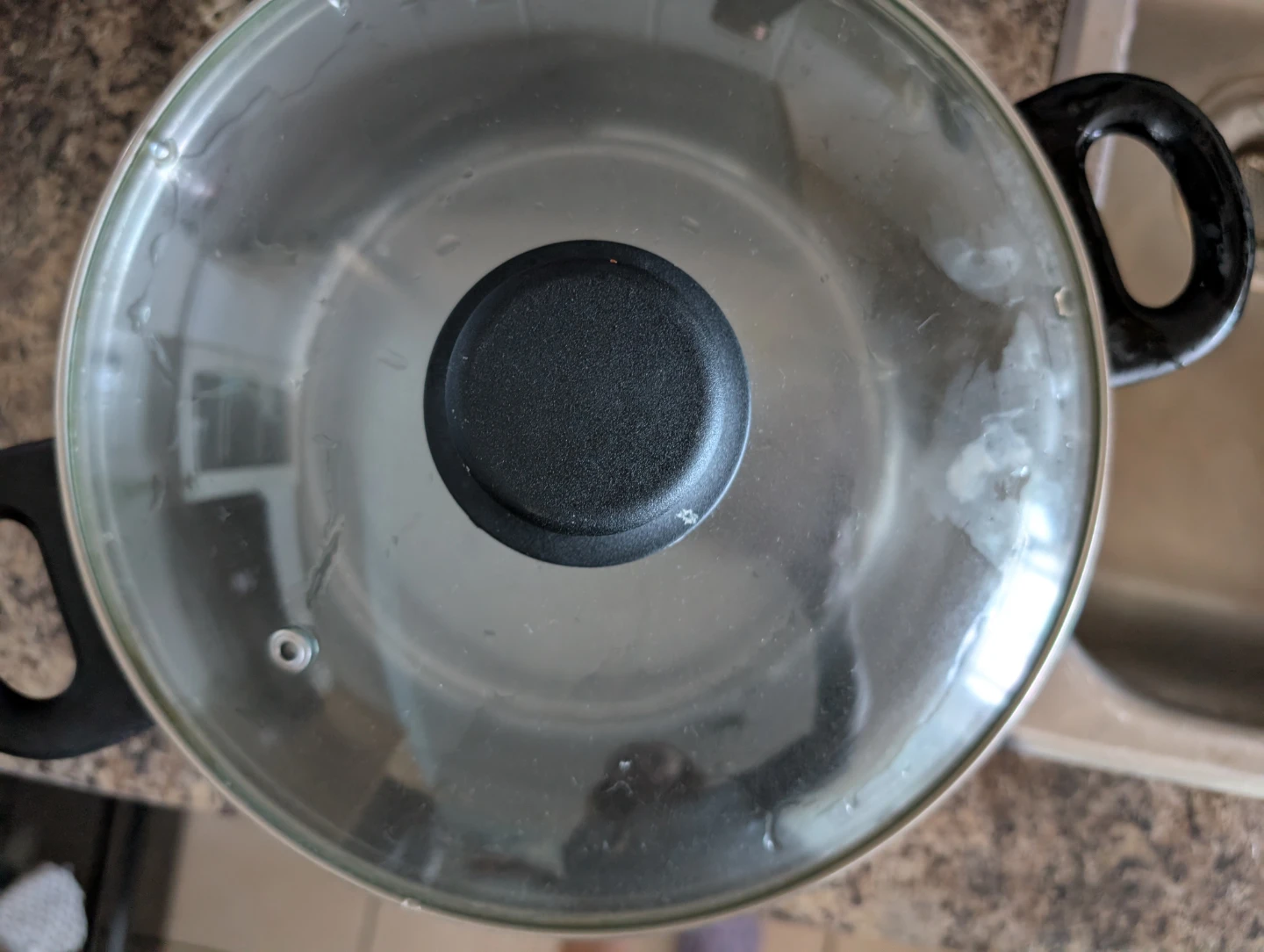 Stainless steel pot with glass lid - photo 2
