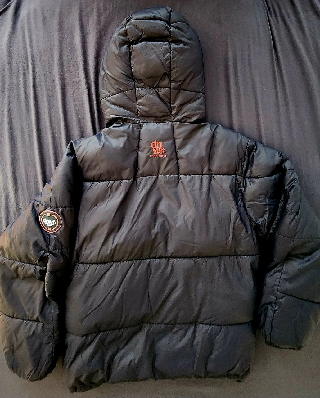 ZARA Puffer Jacket Black Red Lining for men - photo 2