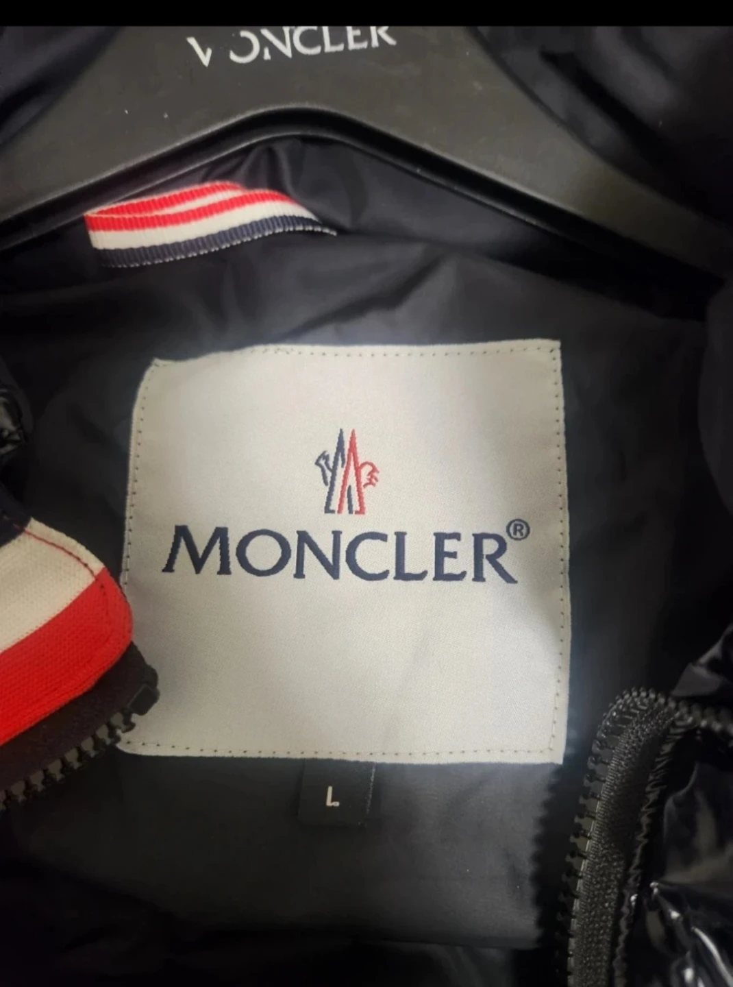 Moncler Black Puffer Jacket Size L - photo 5