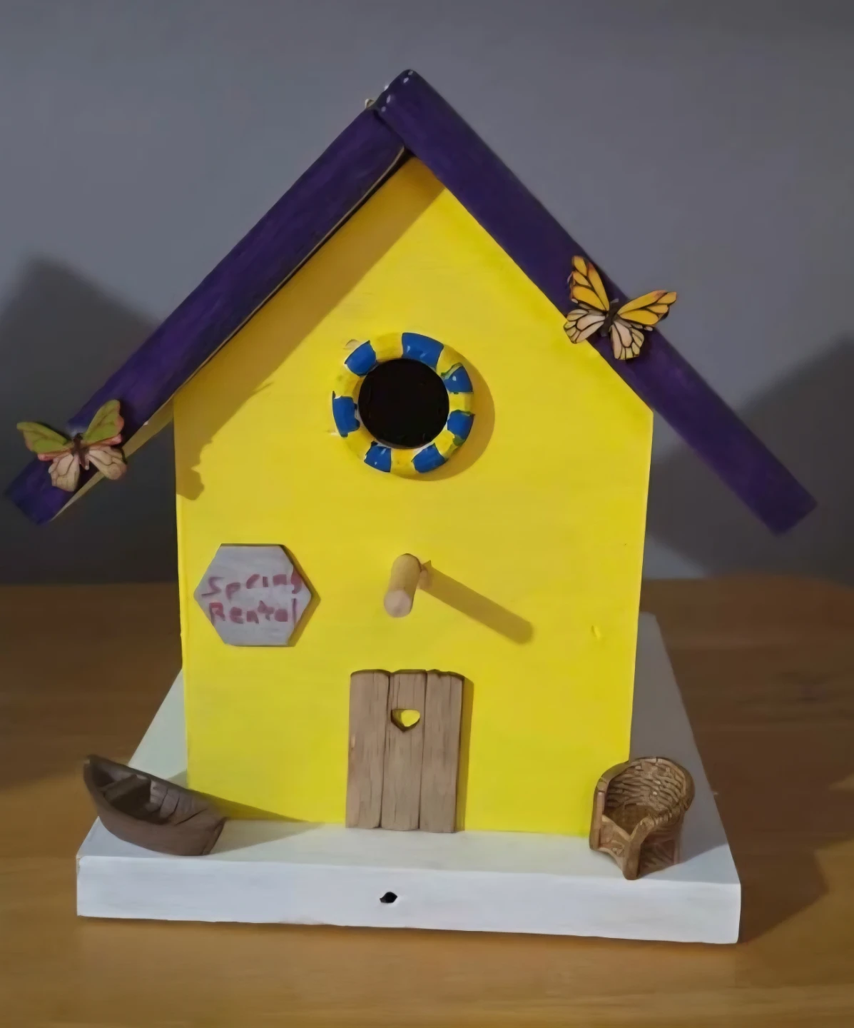 Decorative Wooden Birdhouse