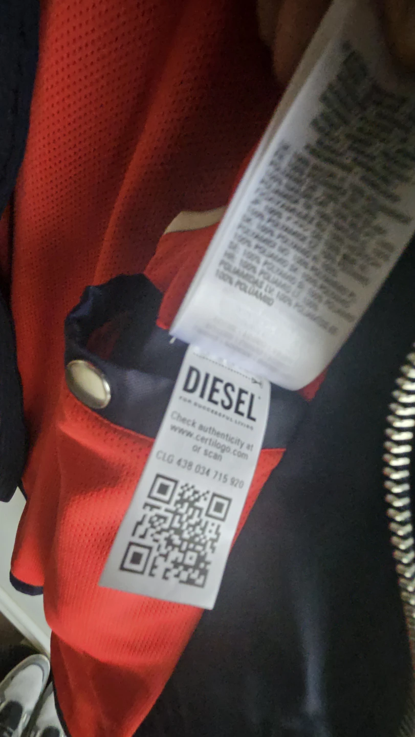 Diesel Bomber Jacket - Blue, Cream, Navy - photo 3