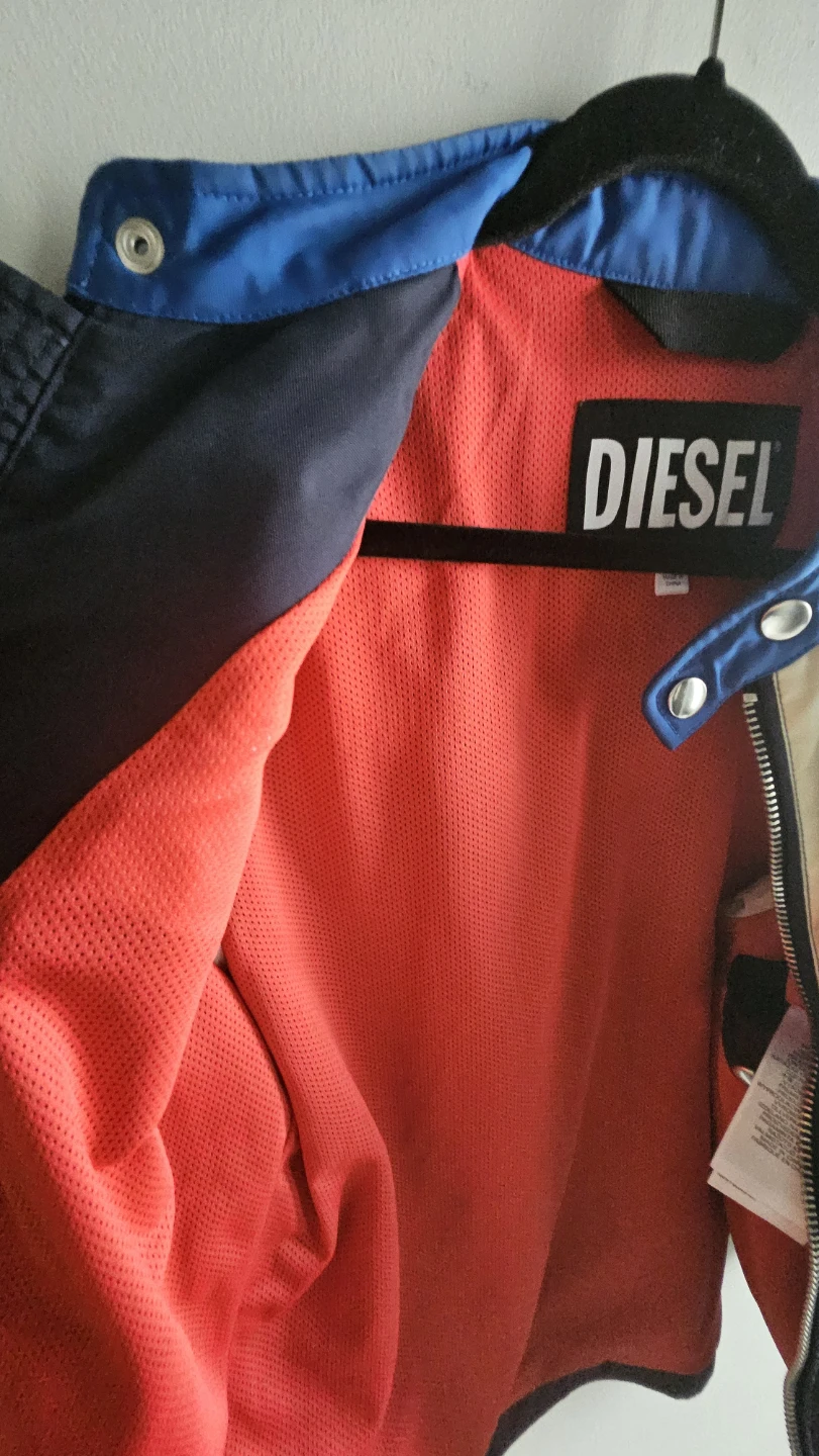 Diesel Bomber Jacket - Blue, Cream, Navy - photo 4