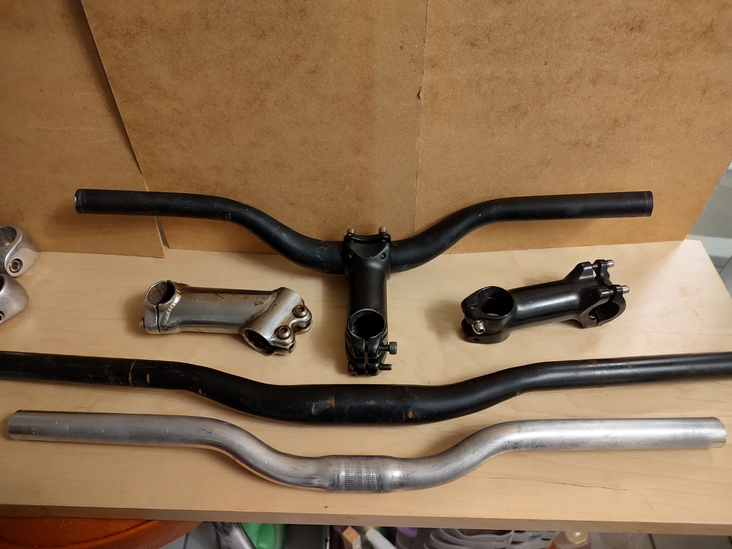 Different handlebars, stems, brake levers and other bike parts - photo 5