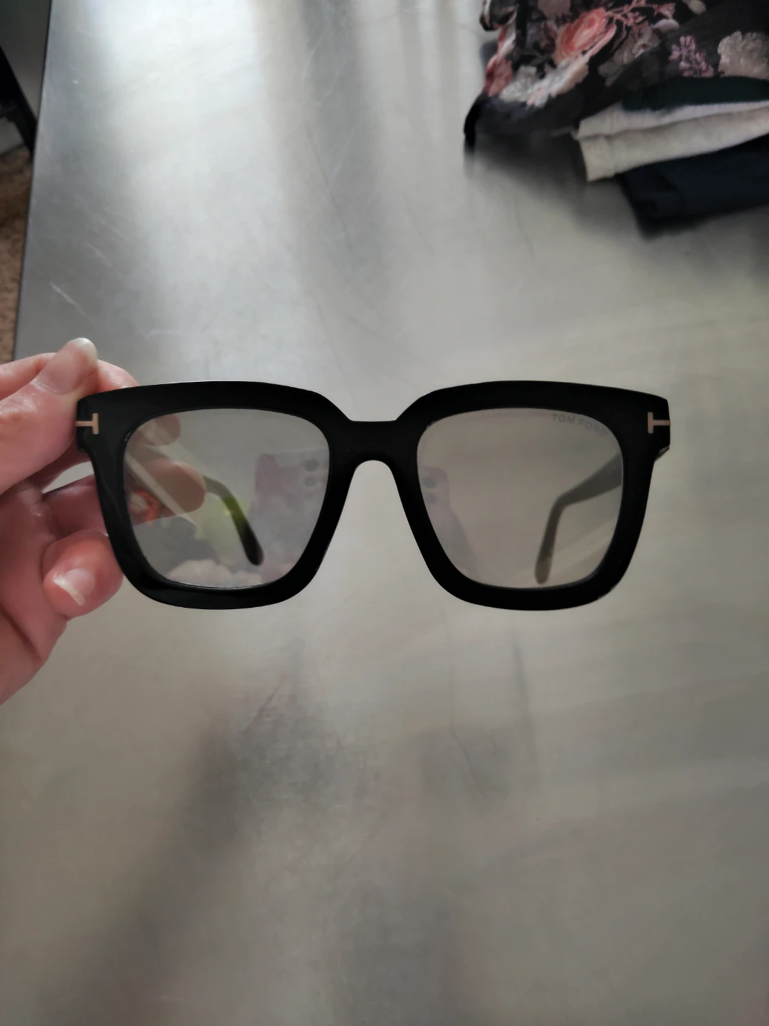 TOM FORD Black Square Sunglasses