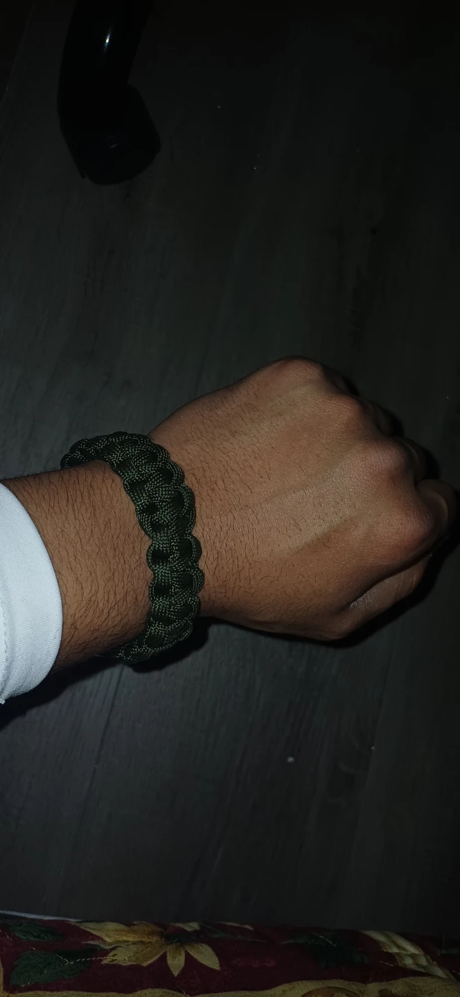 Green Paracord Bracelet