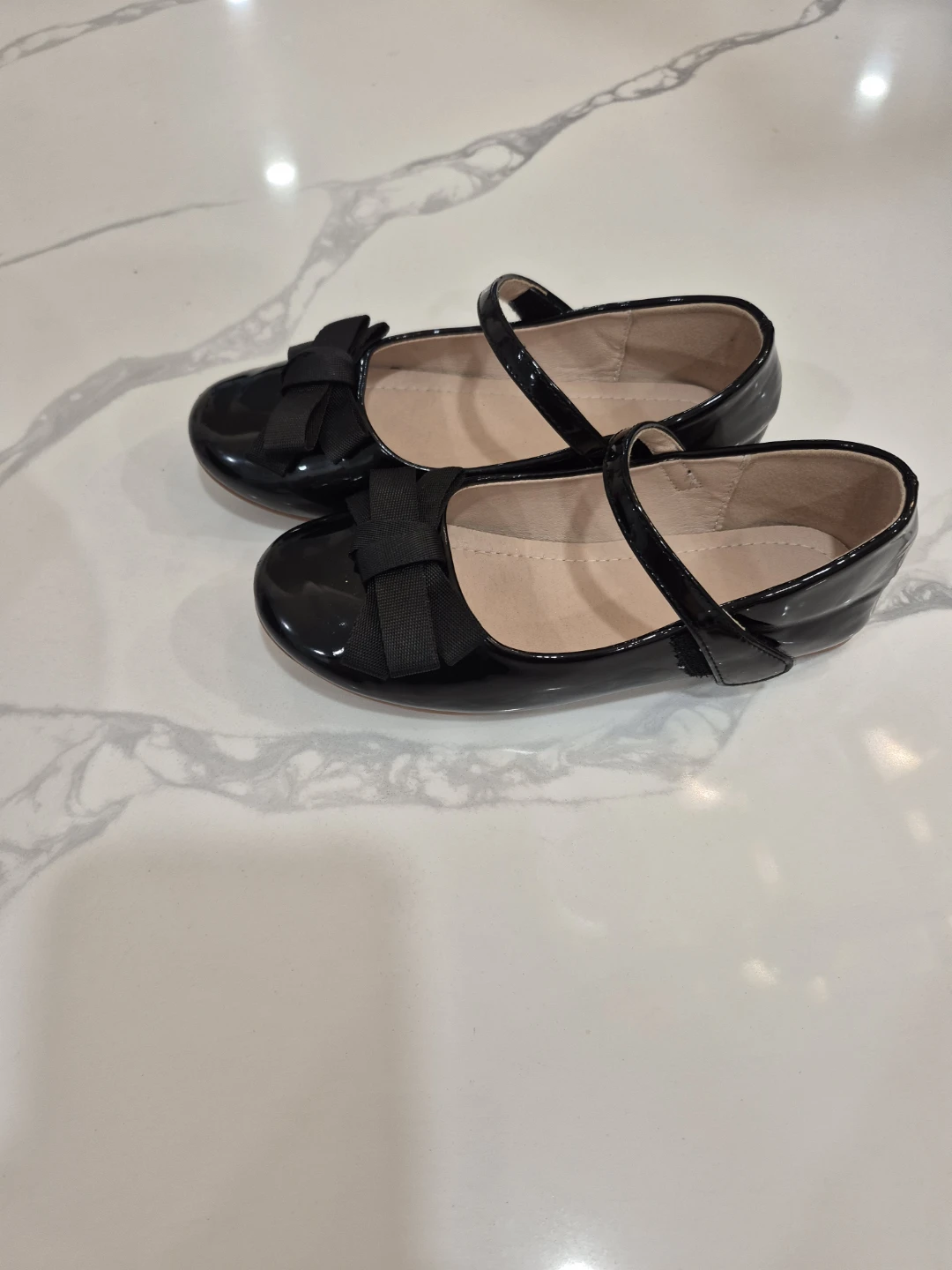 Black  Shoes with Bow