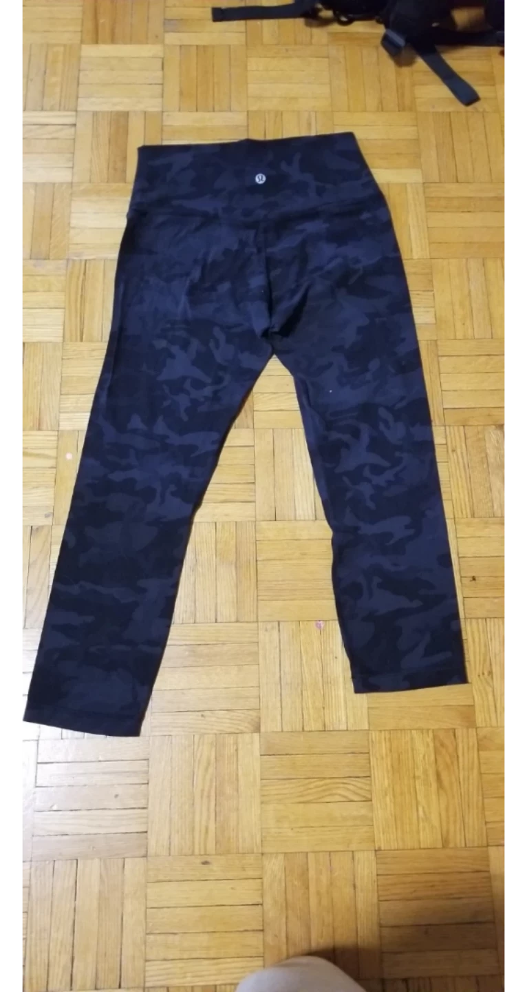 Lululemon Camo Align High-Rise Crop Leggings
