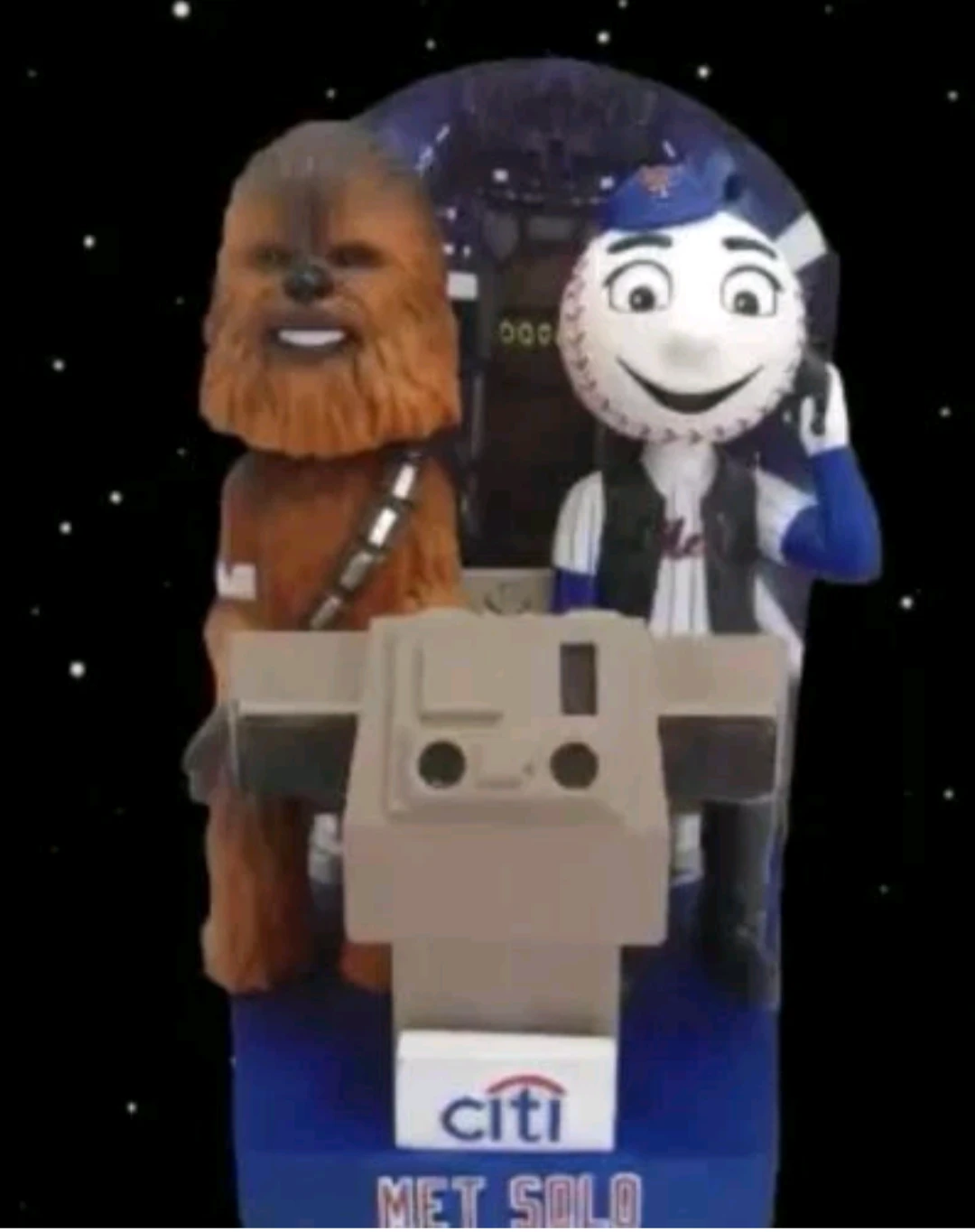 Star Wars Chewbacca & Mr. Met Bobblehead - photo 2
