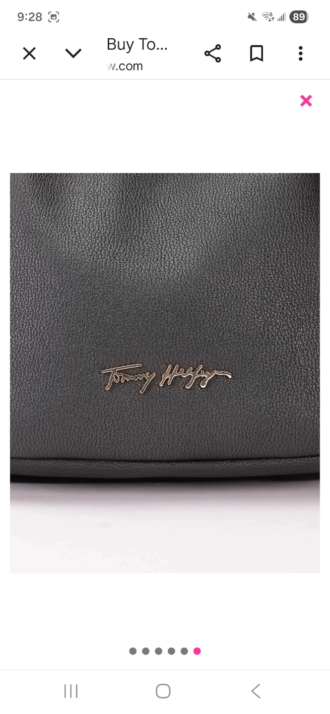 Tommy Hilfiger Black Bucket Bag - photo 4