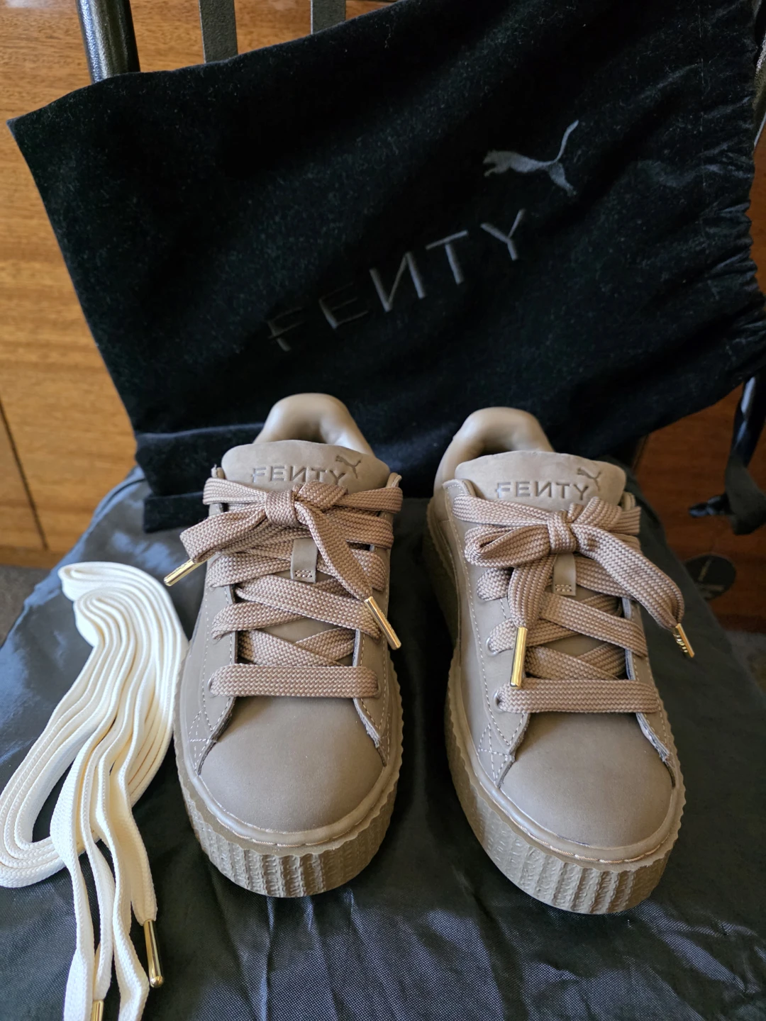 Puma x Fenty Creeper Sneakers Tan - photo 2