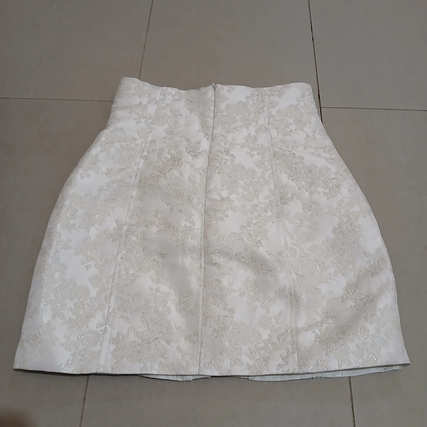White Jacquard Corset Skirt - photo 4