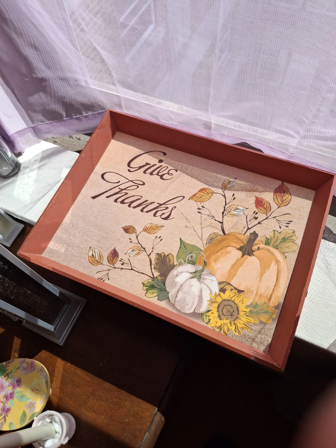 Thanksgiving Decorative Tray