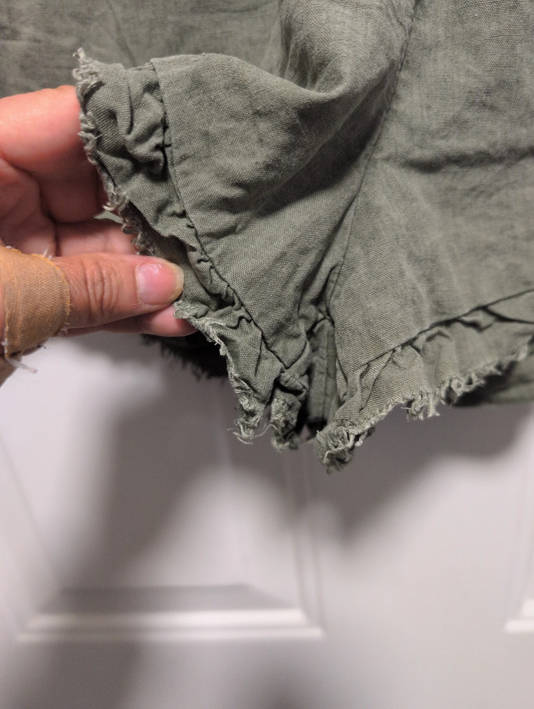 Aerie Green Ruffle Shorts Size S/P - photo 2