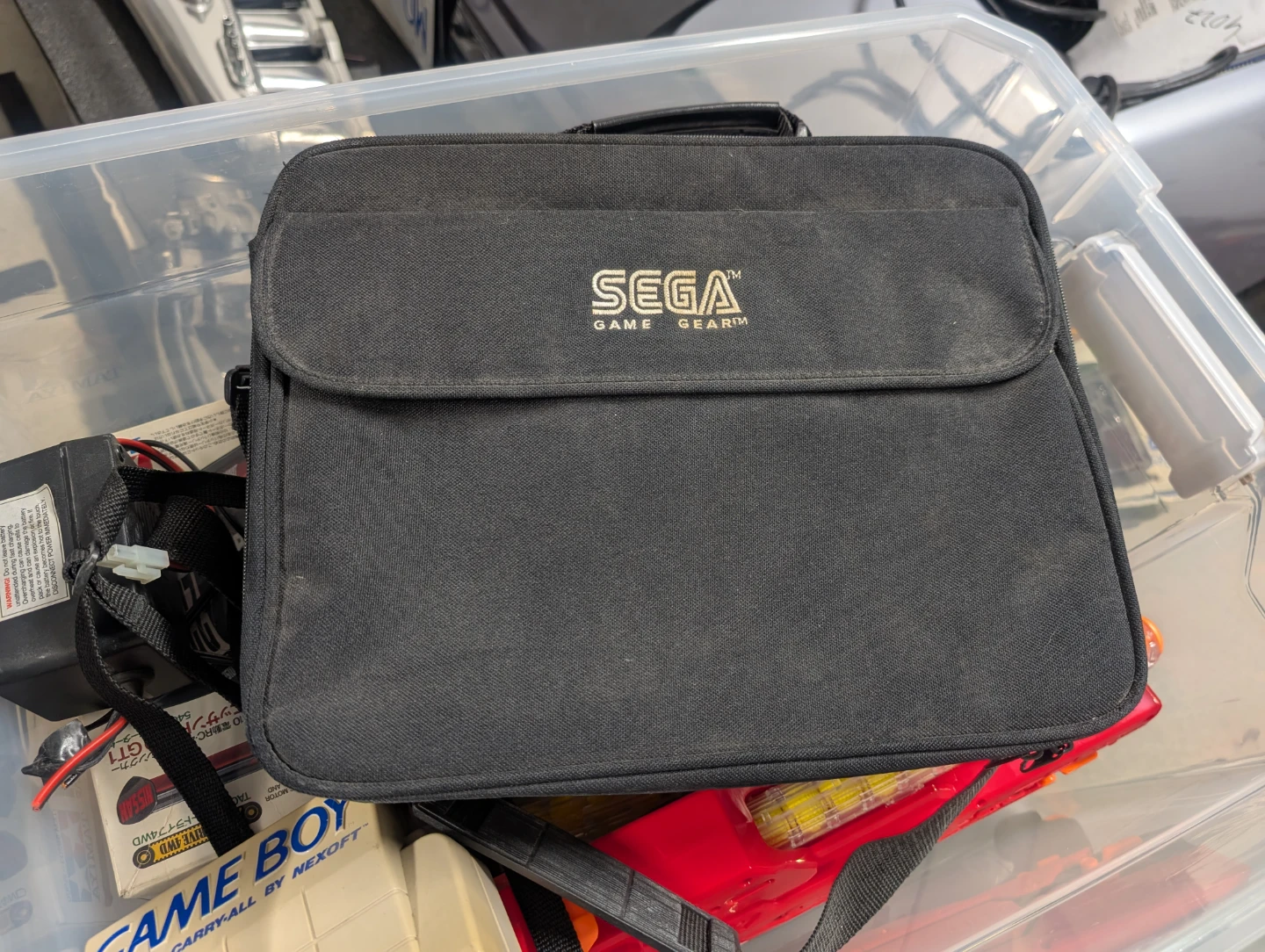Sega Game Gear Console with Games and Case - photo 2