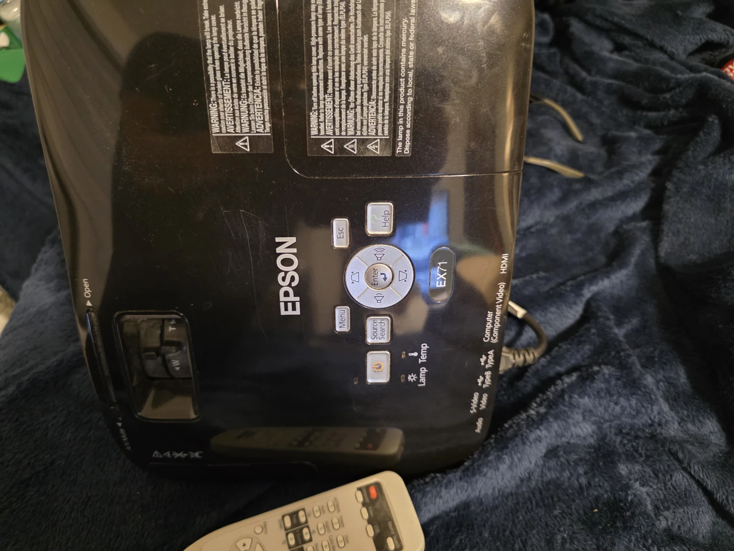 Epson LCD Projector Model: H310A