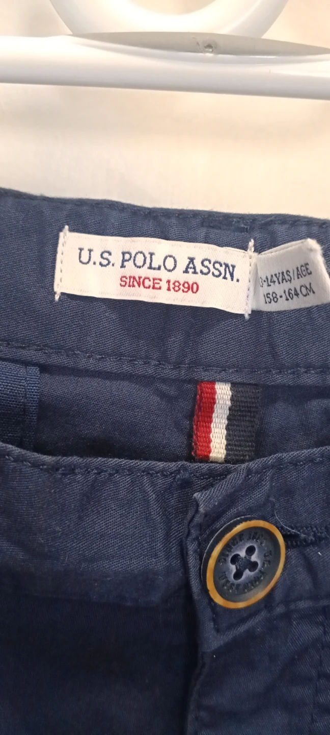 U.S. Polo Assn. Navy Slim Fit Pants - Boys Size 14 - photo 2