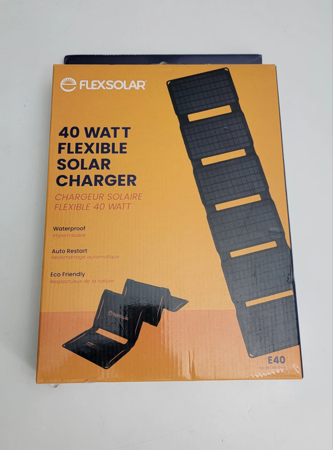 FlexSolar 40W Foldable Solar Panel Charger USB-C USB-A DC IP67 - photo 2