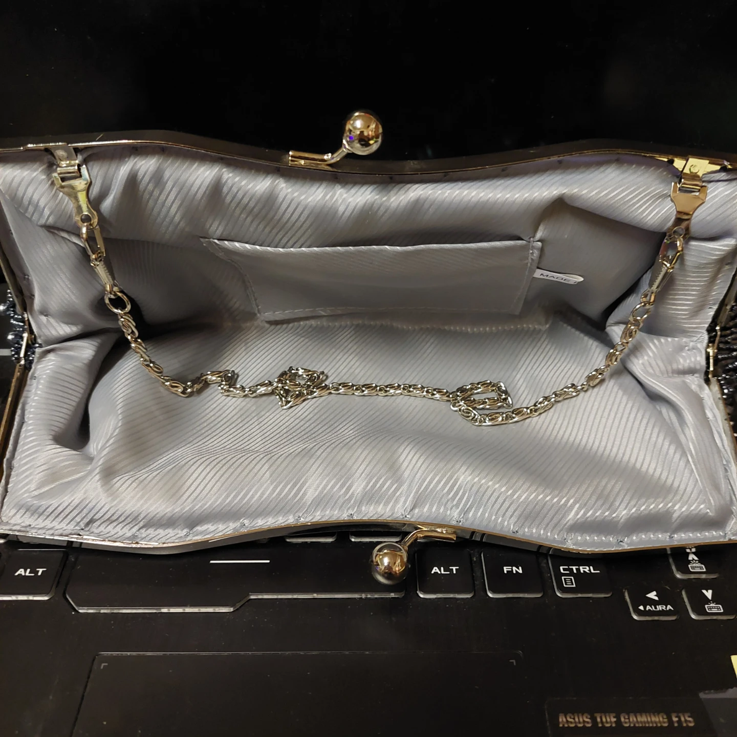 🌱 Intricate Beaded Clutch Purse - Starburst - photo 4