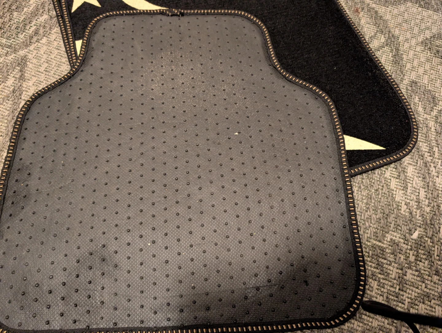 🌱COLINOO Black Car Floor Mats with Stars & Tree Design - photo 4