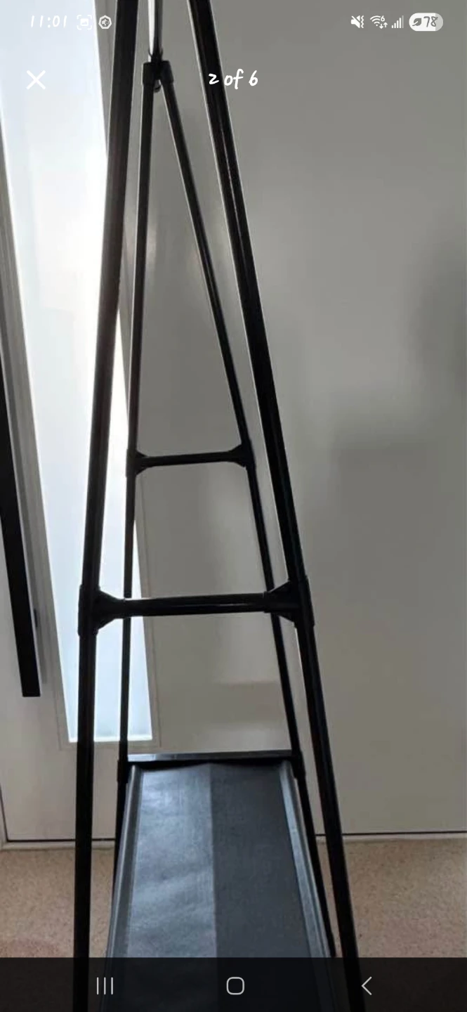 Black Garment Rack with Shelves - photo 2