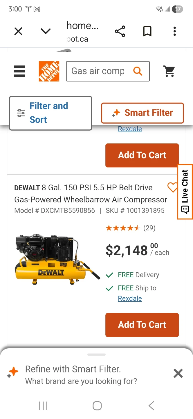 DEWALT Gas Powered Air Compressor - photo 5