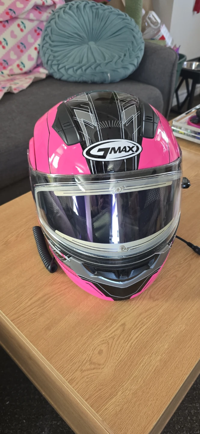 GMAX snowmobile Helmet - Pink - Size M
