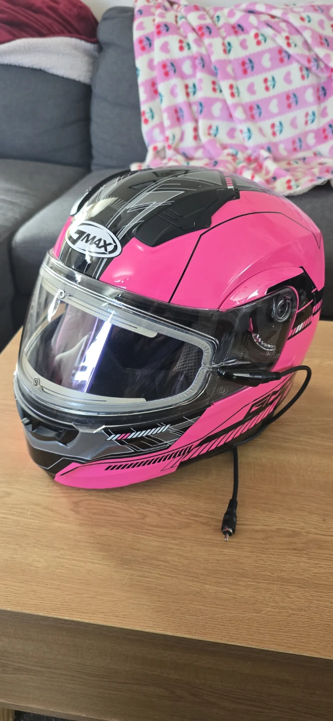 GMAX snowmobile Helmet - Pink - Size M - photo 2