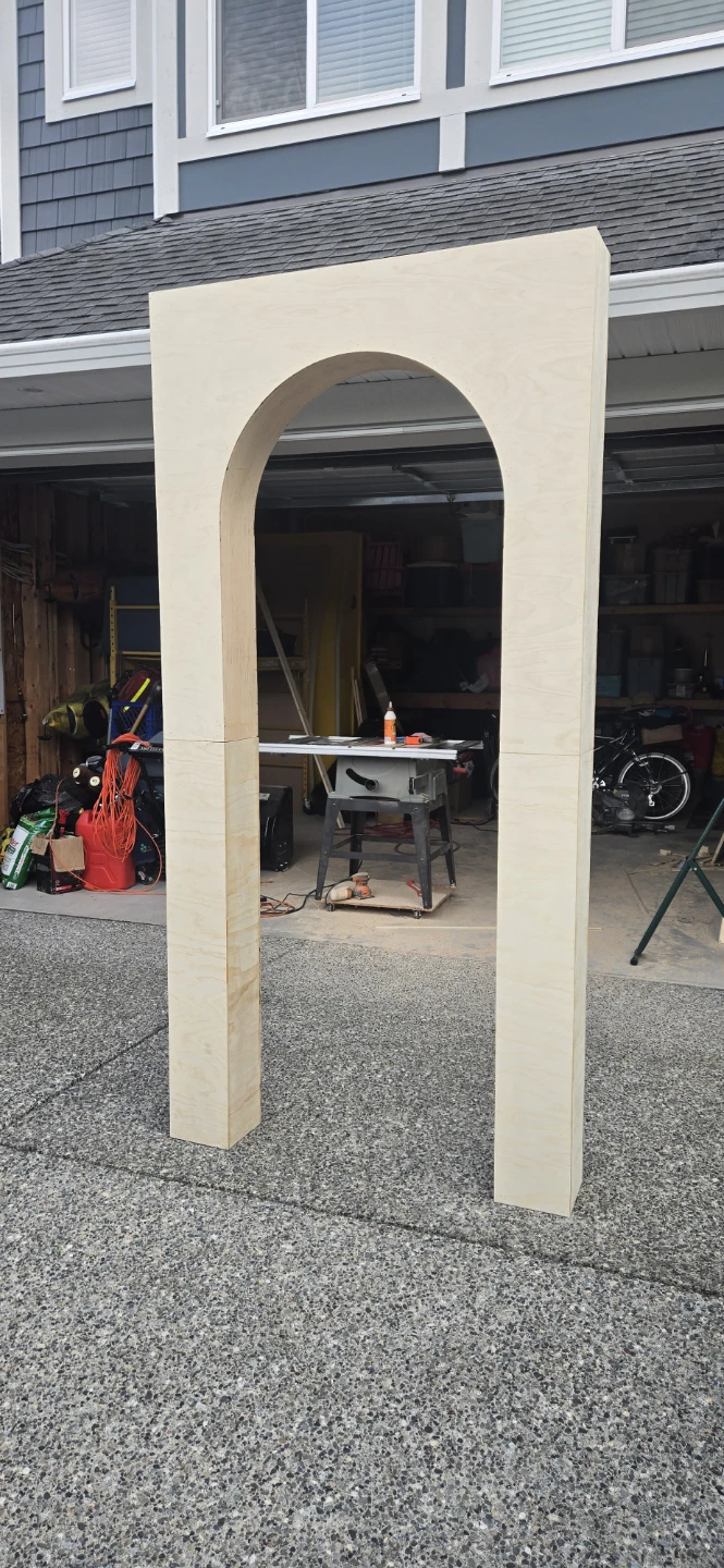 Wooden Archway Decor for Wedding Reception Birthday Shower