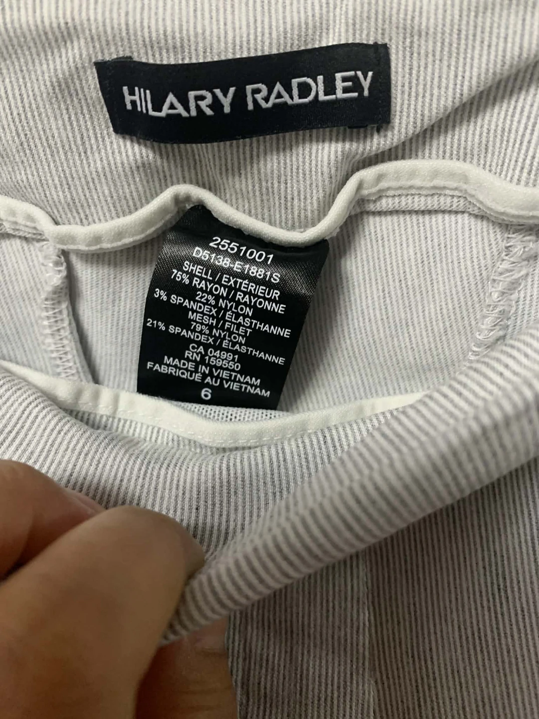 Hilary Radley Women's Striped Shorts Size 6 - photo 3