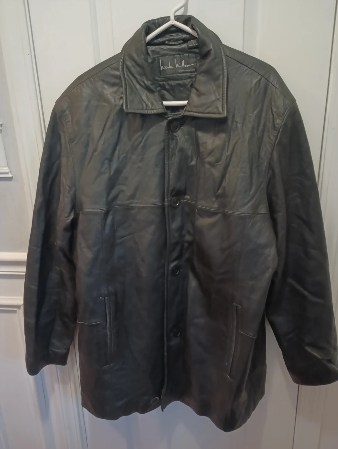 Nicole Miller Leather Jacket - Size L