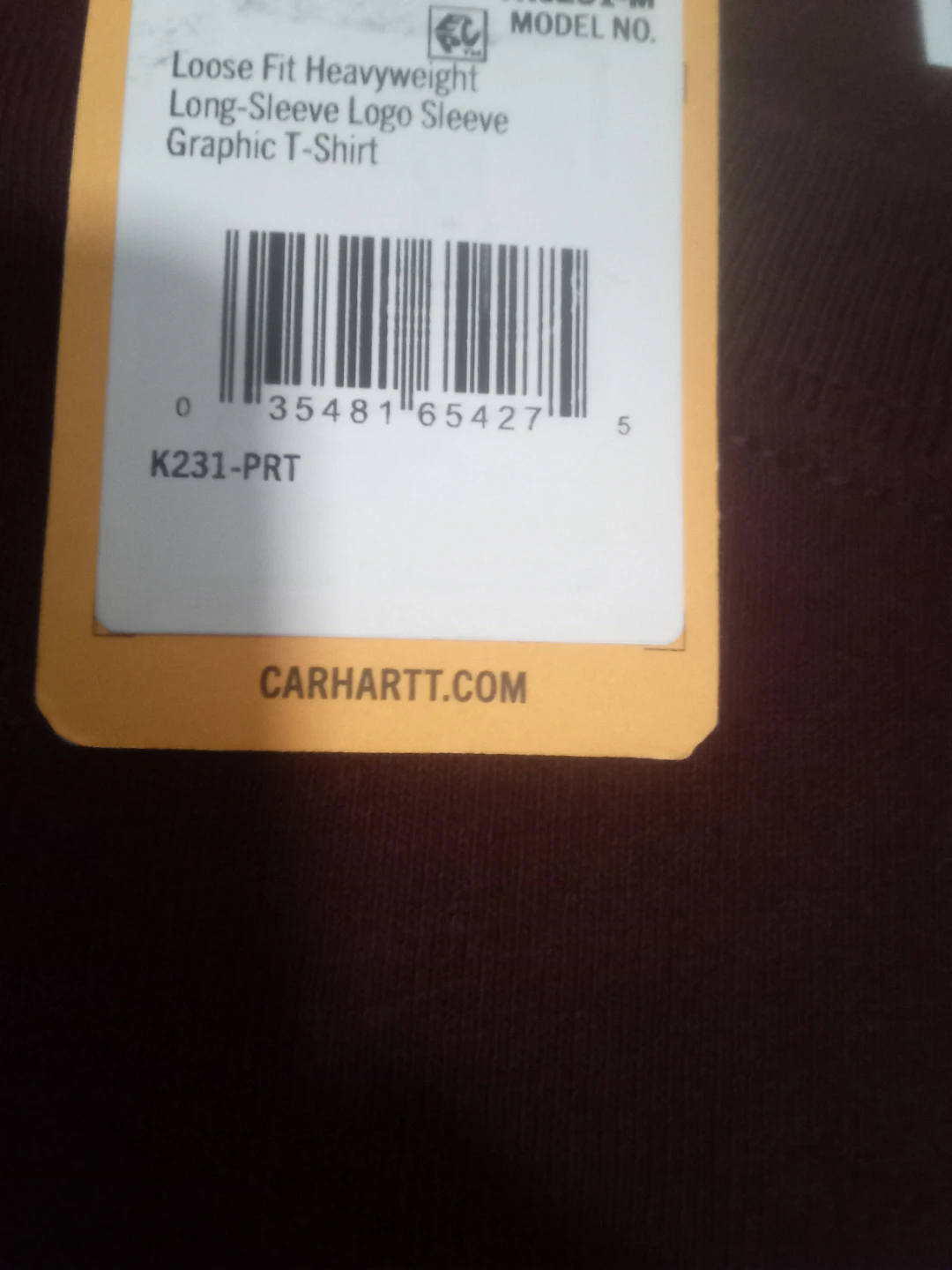 Carhartt Long Sleeve T-Shirt - 3XL Loose Fit - photo 4