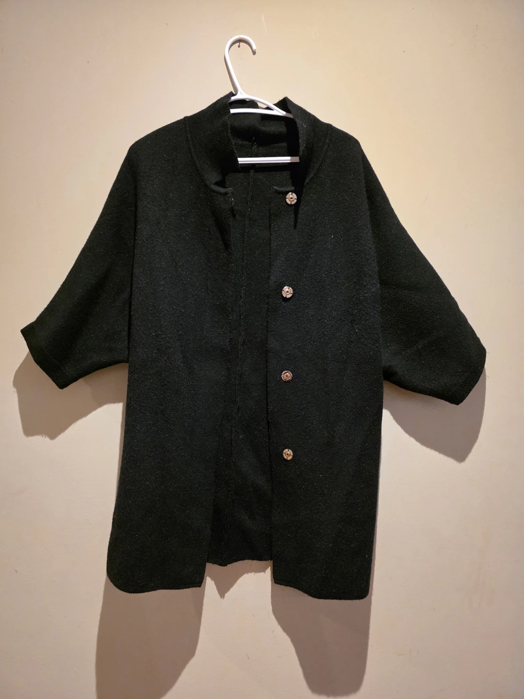Black Button-Up Coat