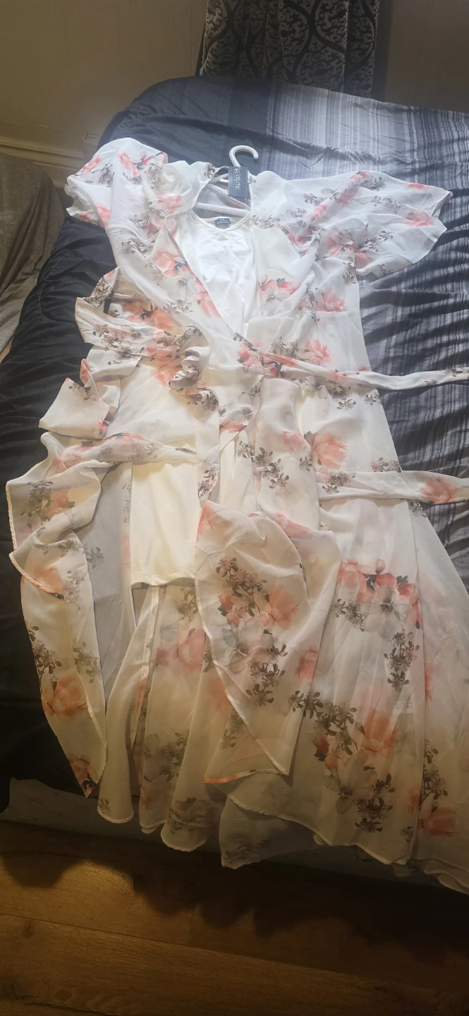 Chiffon Floral Maxi Dress