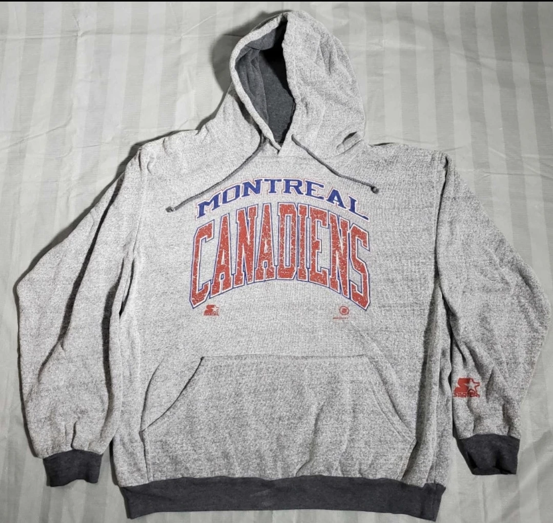Vintage 1992 Montreal Canadiens starter hoodie mens Large - photo 2