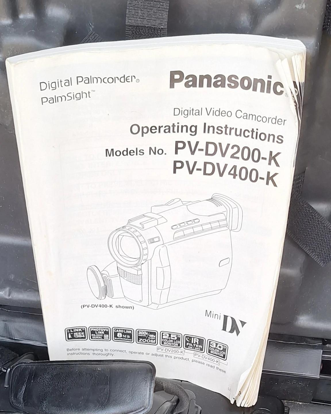 Panasonic Digital Video Camcorder Operating Instructions Manual
