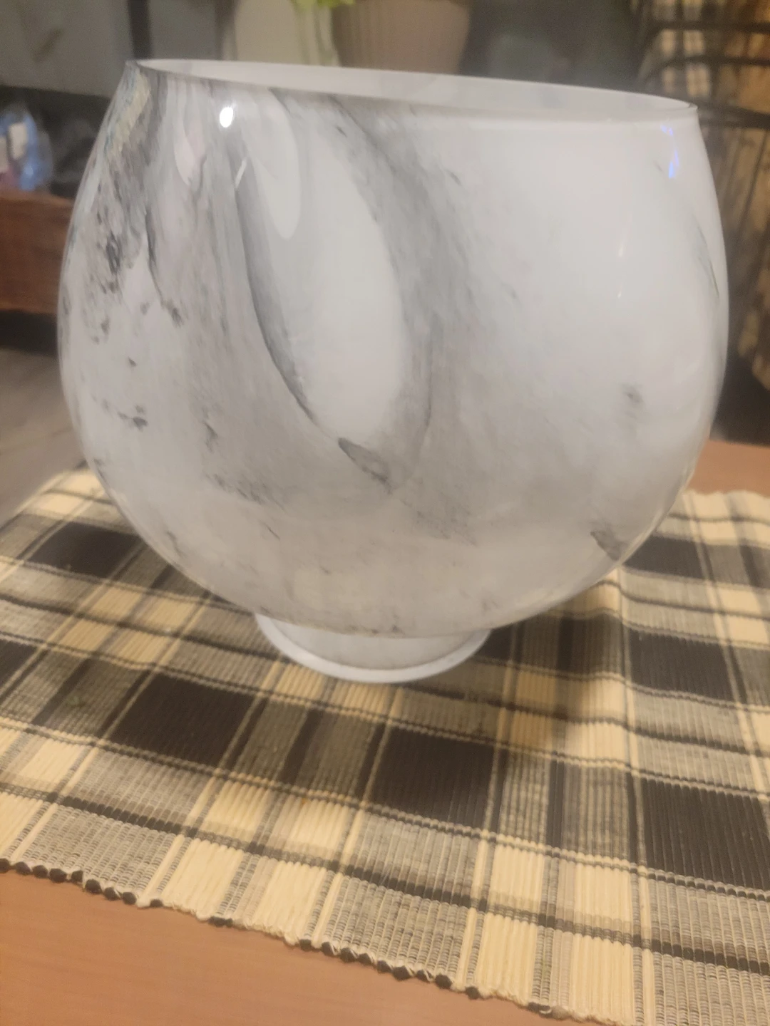 Marble Glass Vase