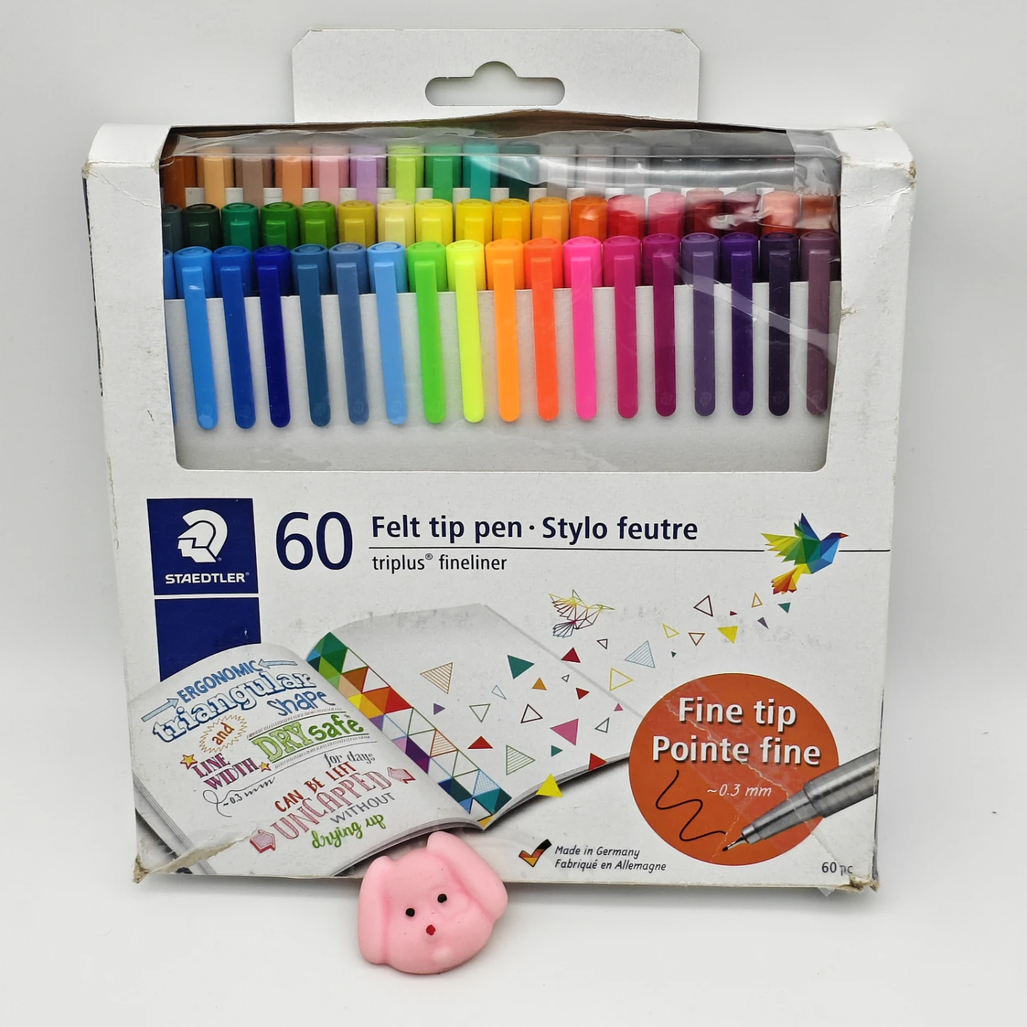 STAEDTLER triplus fineliner felt tip pens - 60 colours