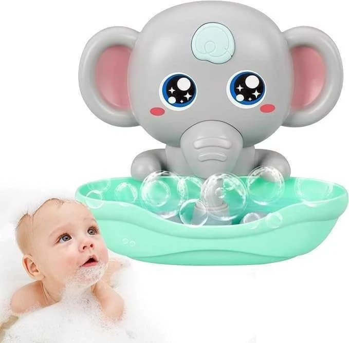 Elephant Bath Bubble Machine Toy - photo 2