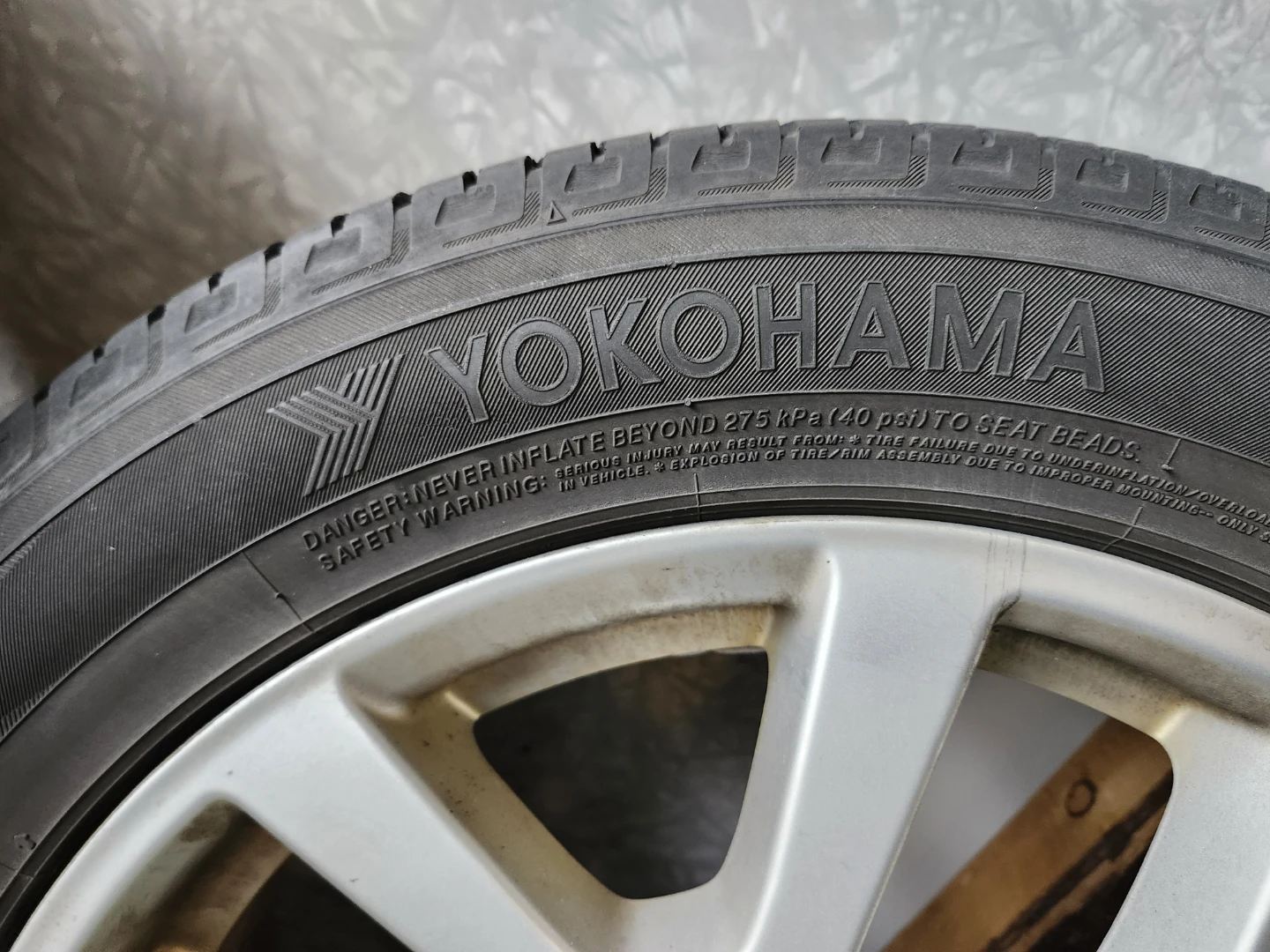 Yokohama 225/55R18 98V Tires (Set of 4) - photo 3