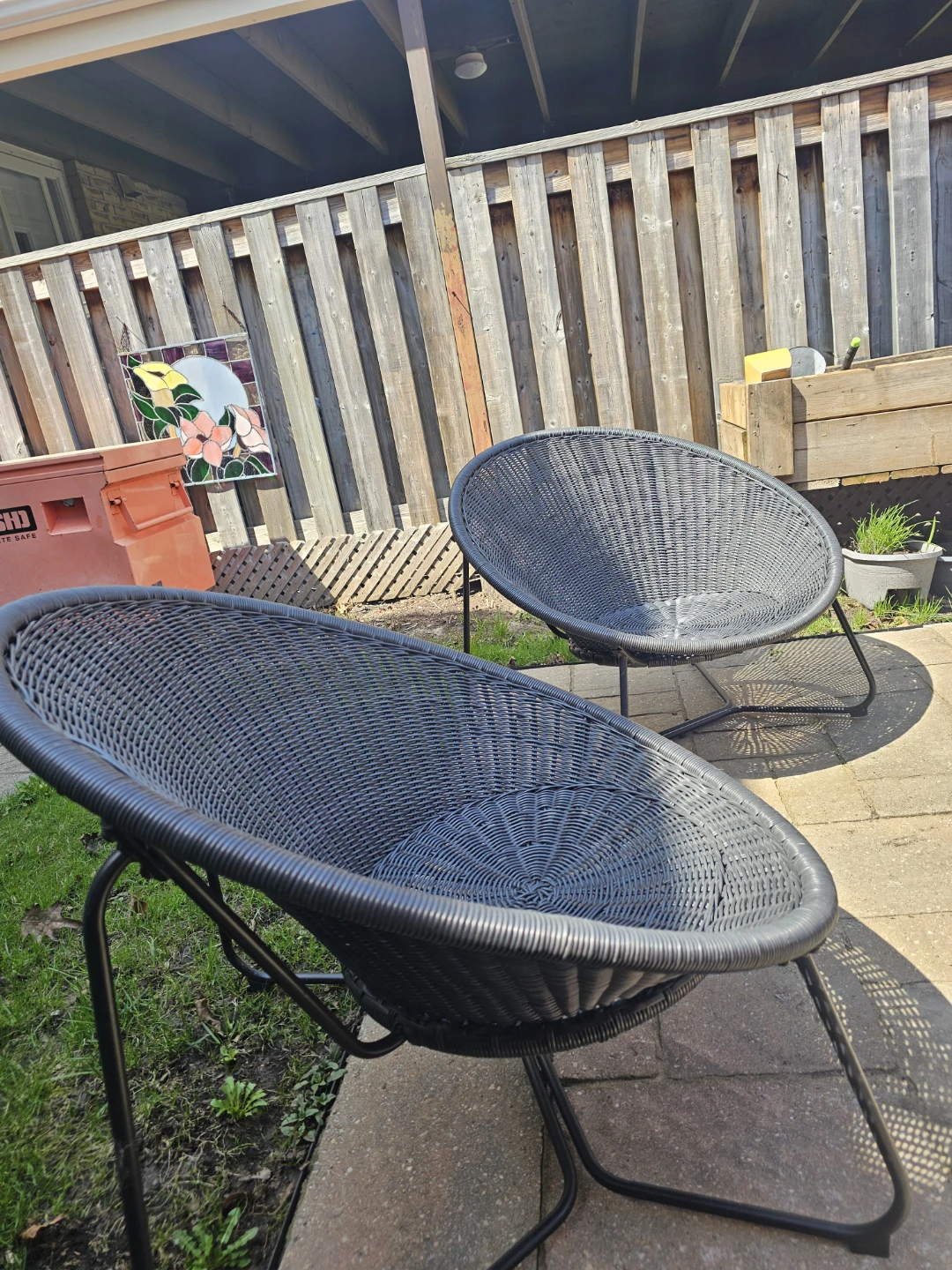 Kameron 3-Piece Bistro Set- outdoor patio chairs and small table - photo 2