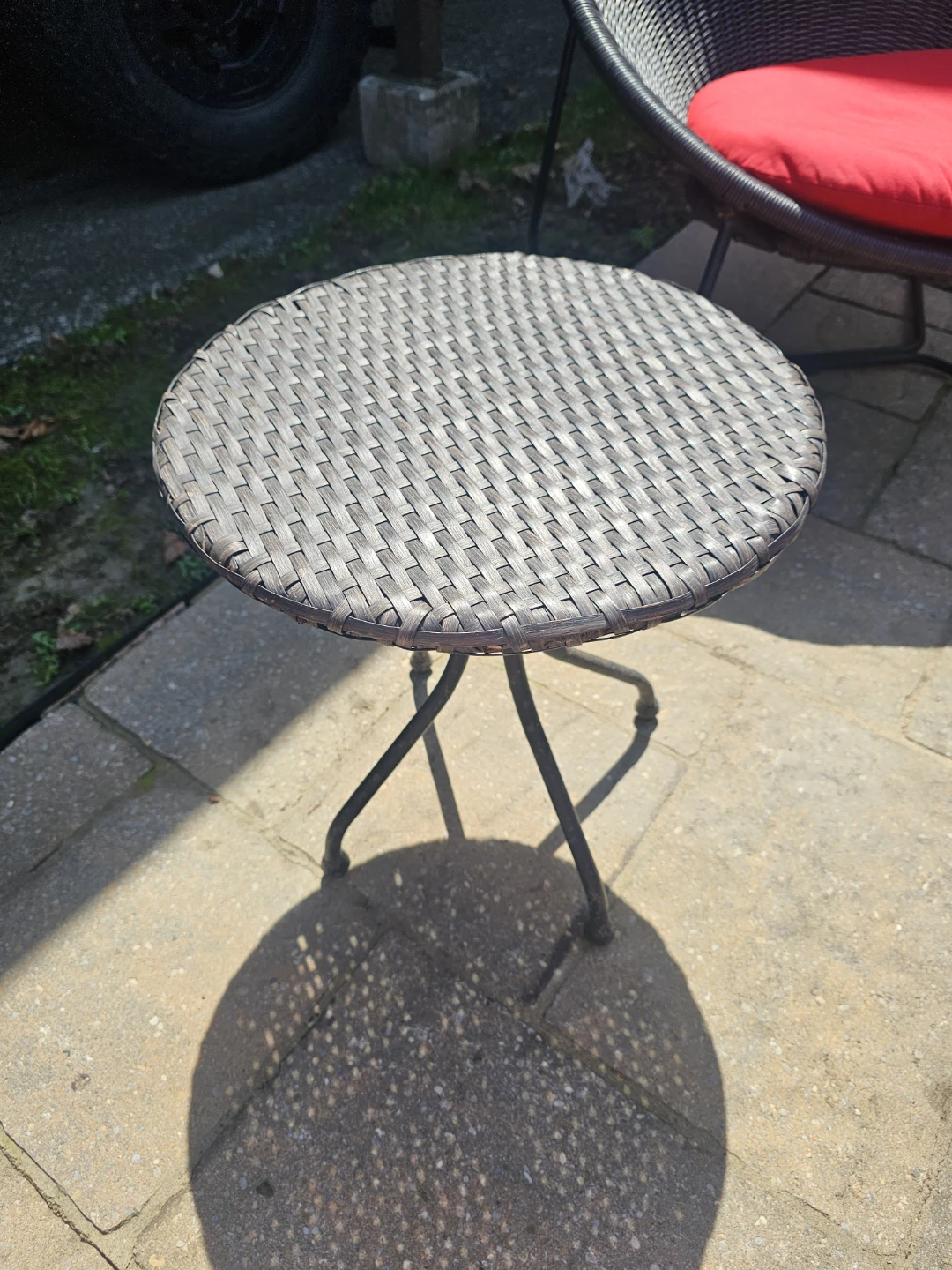 Kameron 3-Piece Bistro Set- outdoor patio chairs and small table - photo 4