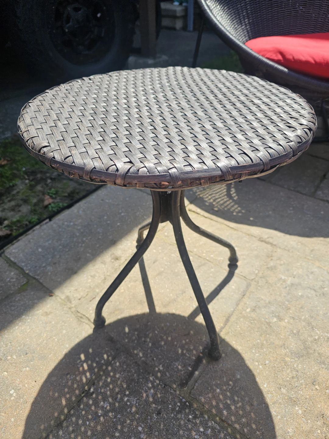Kameron 3-Piece Bistro Set- outdoor patio chairs and small table - photo 5