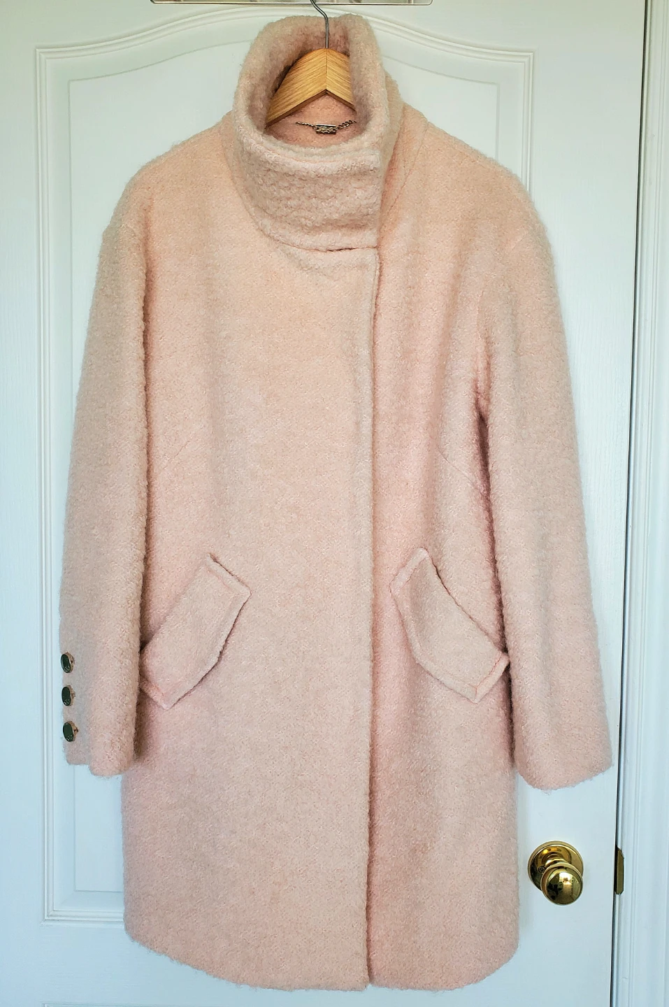 Spring Eliza J Pink Teddy Coat - Size M - photo 2