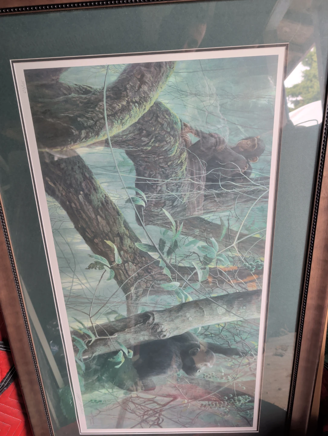 Mill Pond Press "At Mahale - Chimpanzees" Robert Bateman Print - photo 5